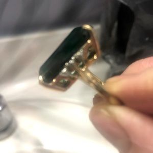 Size 7 tourmaline antique replica ring